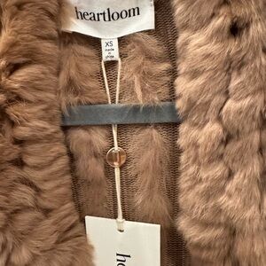 Heartloom Women's Faux Fur Coat - Brown